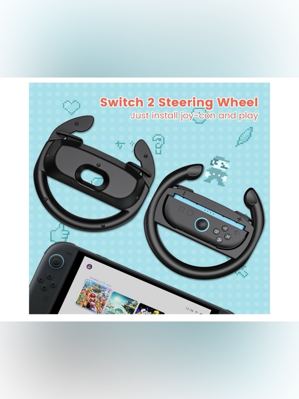 Controller Joy-Con Nintendo Switch 2 Racing Wheel Set - Picture 2 of 4
